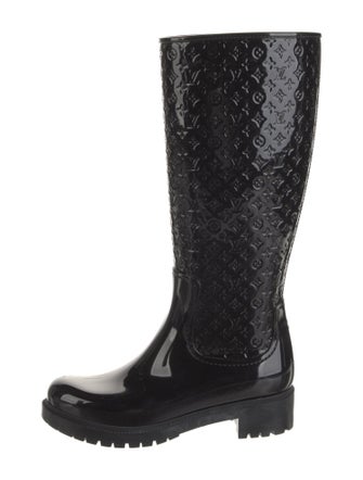 Louis Vuitton LV Monogram Rubber Rain Boots