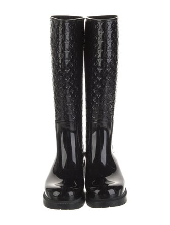 Louis Vuitton LV Monogram Rubber Rain Boots