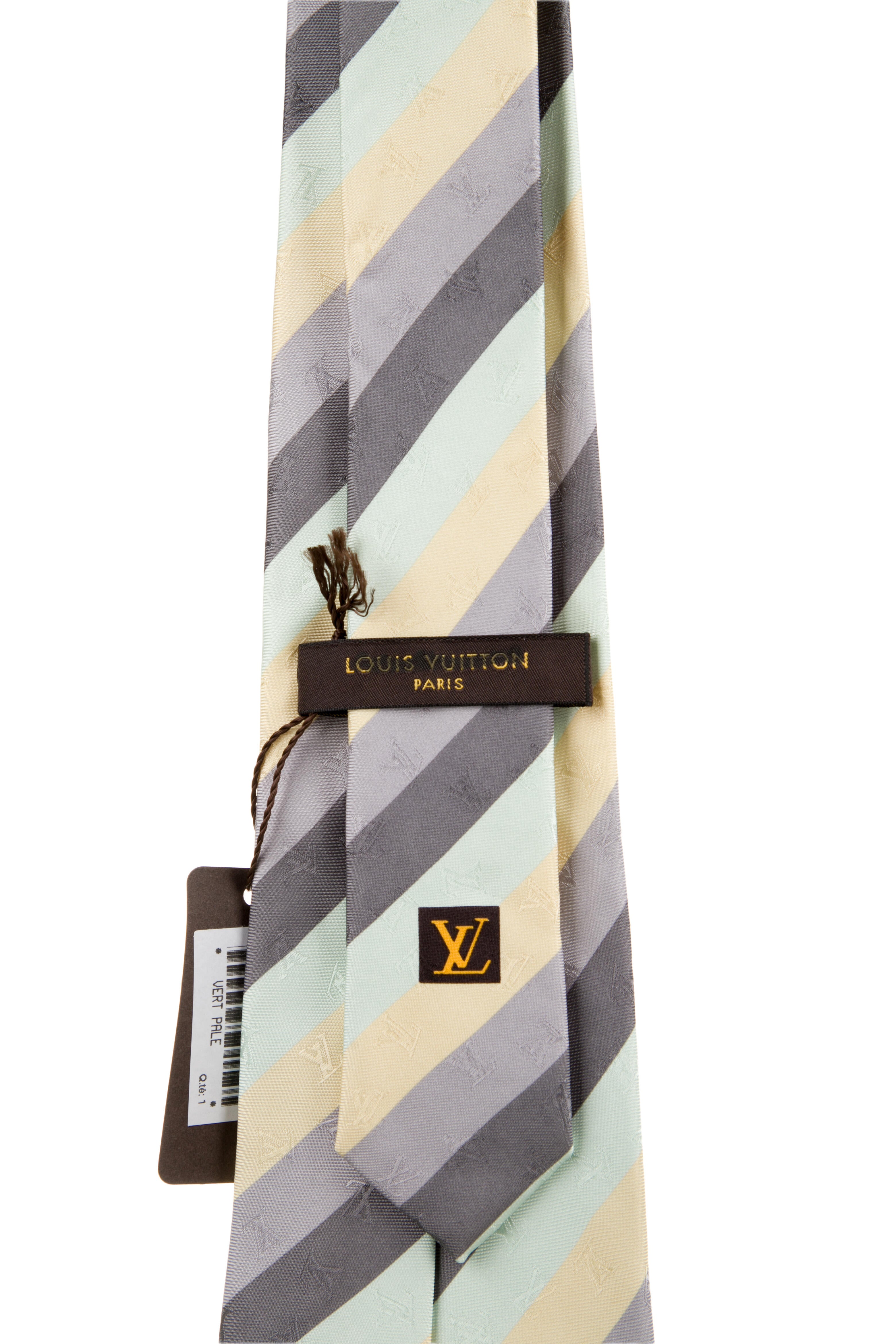 Louis Vuitton pattern silk tie w/ Tags