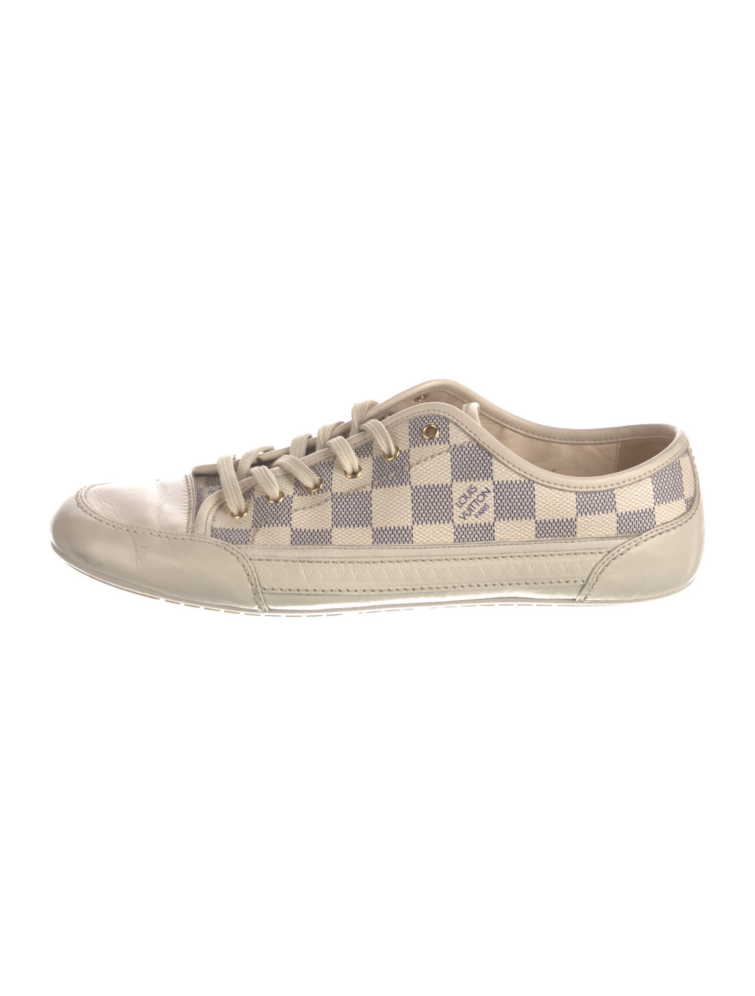 Louis Vuitton Damier Azur Pattern Sneakers
