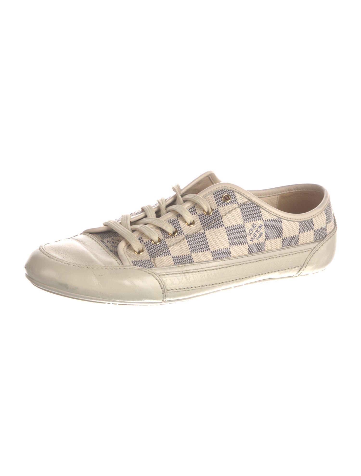 Louis Vuitton Damier Azur Pattern Sneakers
