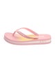 Louis Vuitton Rubber Printed Flip Flops
