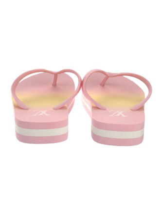 Louis Vuitton Rubber Printed Flip Flops