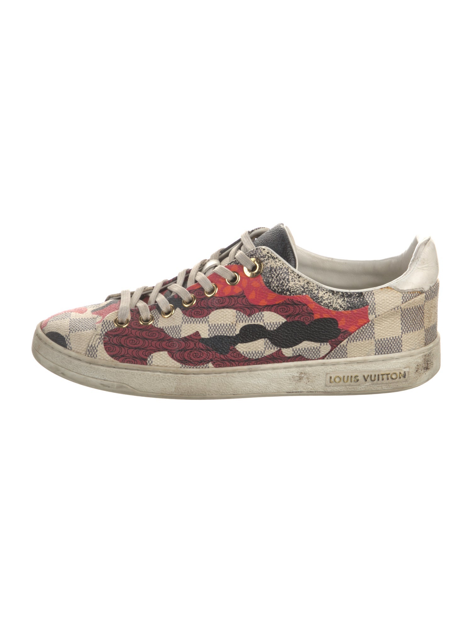 Louis Vuitton Damier Azur Pattern Sneakers