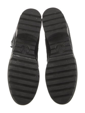 Louis Vuitton LV Monogram Suede Combat Boots