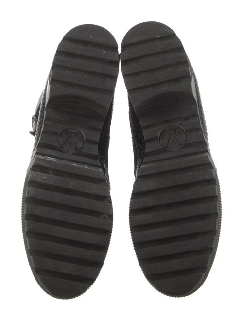 Louis Vuitton LV Monogram Suede Combat Boots