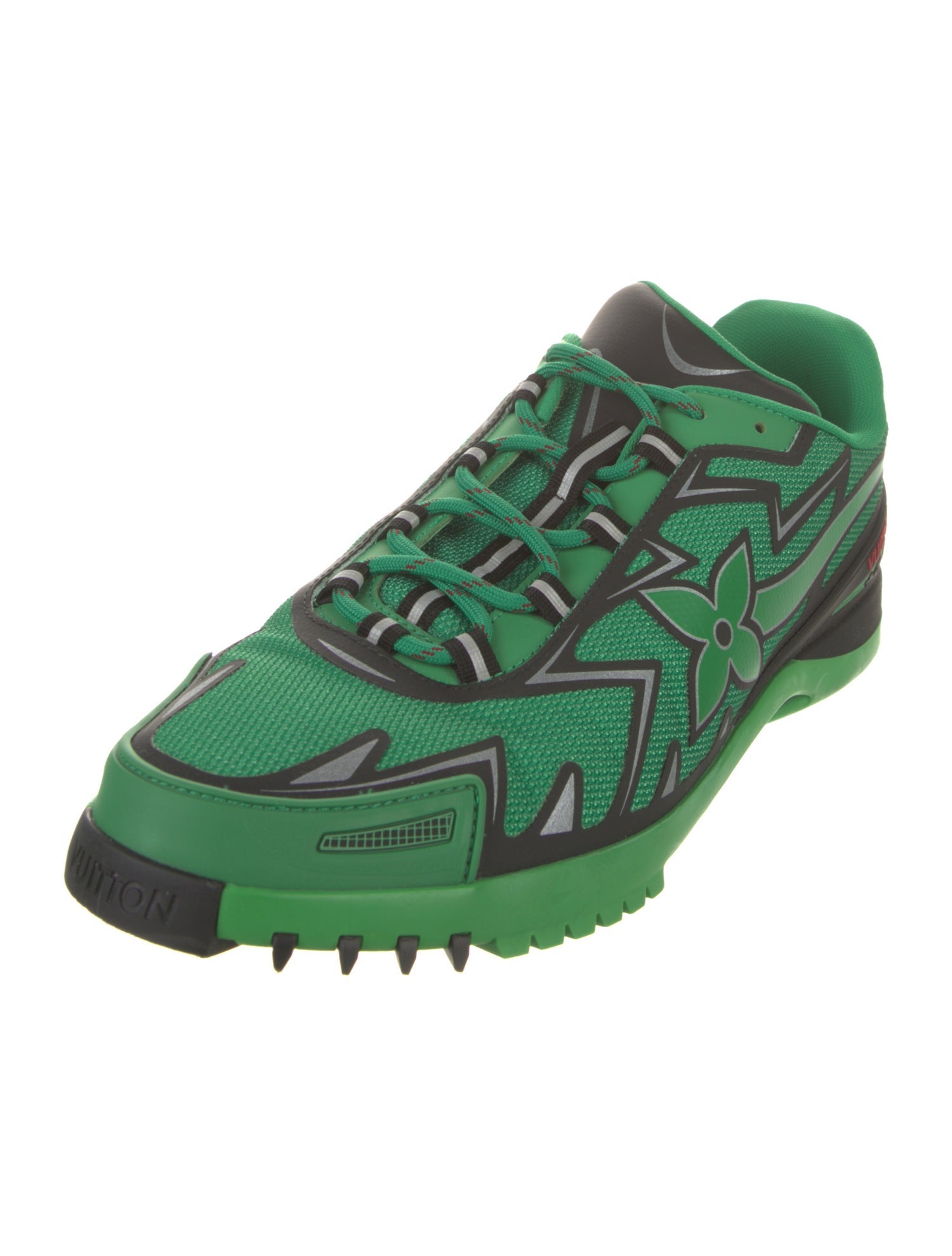 Louis Vuitton Mesh Printed Sneakers