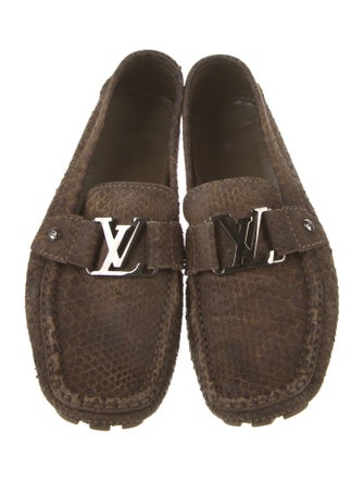 Louis Vuitton LV Monogram Snakeskin Drivers