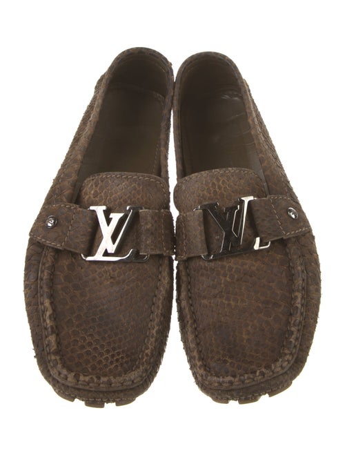 Louis Vuitton LV Monogram Snakeskin Drivers