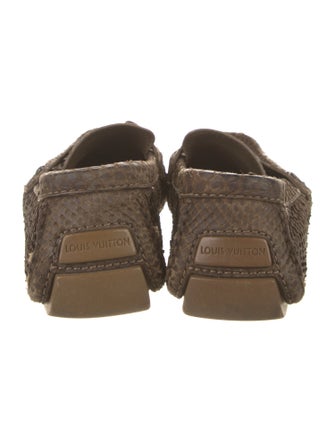 Louis Vuitton LV Monogram Snakeskin Drivers