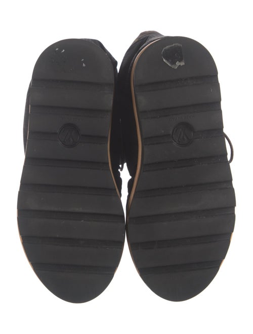 Louis Vuitton Monogram Pattern Nylon Lace-Up Boots