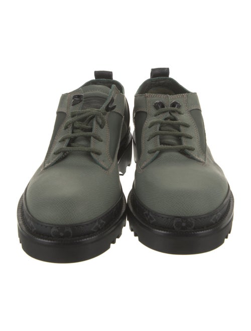 Louis Vuitton Monogram Eclipse Canvas Oxfords