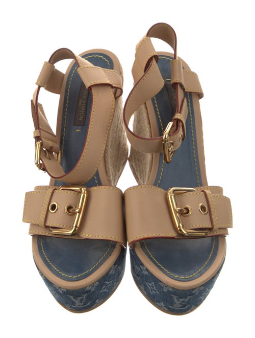 Louis Vuitton Monogram Pattern Leather Espadrilles