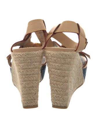 Louis Vuitton Monogram Pattern Leather Espadrilles