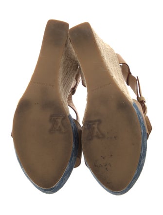 Louis Vuitton Monogram Pattern Leather Espadrilles