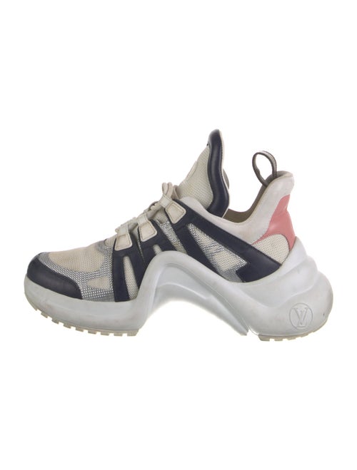 Louis Vuitton Mesh Colorblock Pattern Chunky Sneakers