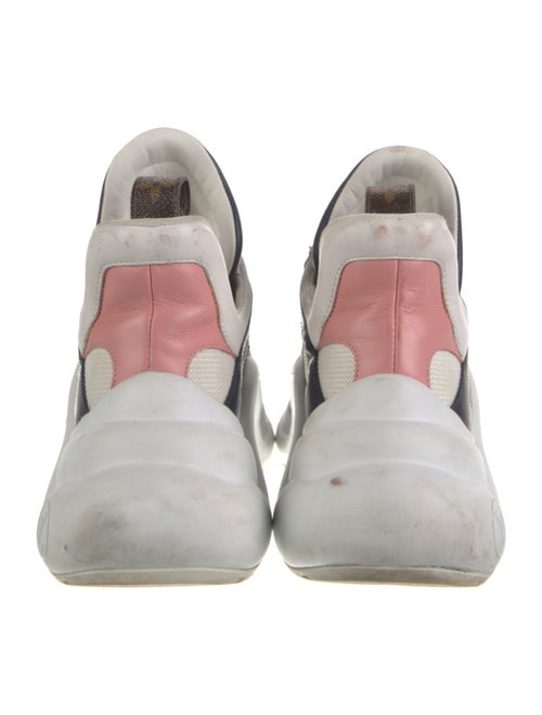 Louis Vuitton Mesh Colorblock Pattern Chunky Sneakers