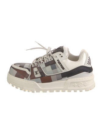 Louis Vuitton Leather Printed Chunky Sneakers