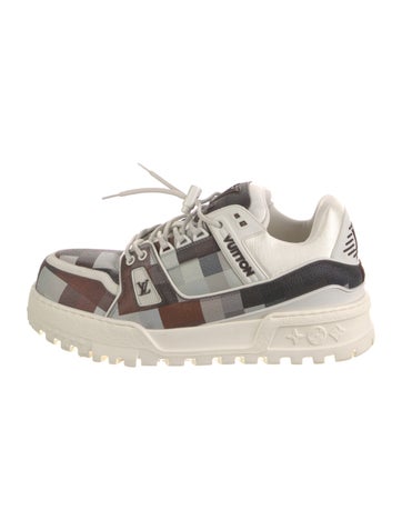 Louis Vuitton Sneakers Leather Printed Chunky 8.5