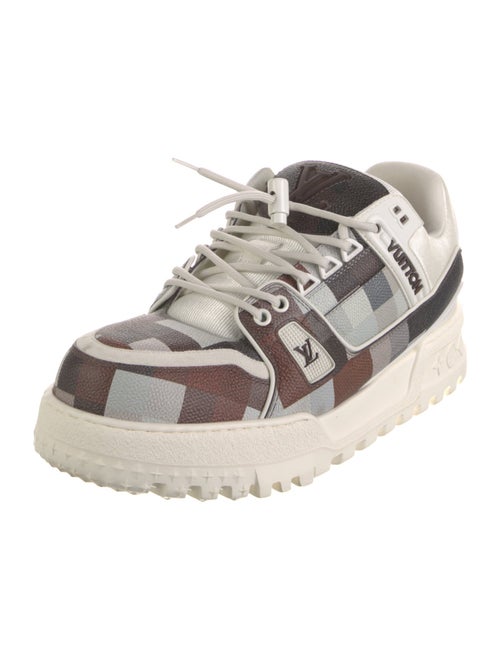 Louis Vuitton Leather Printed Chunky Sneakers