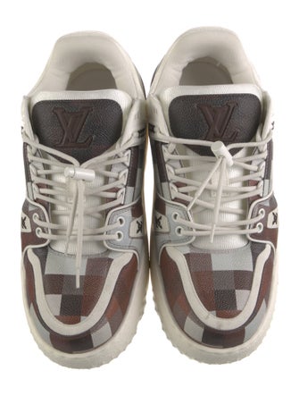 Louis Vuitton Leather Printed Chunky Sneakers