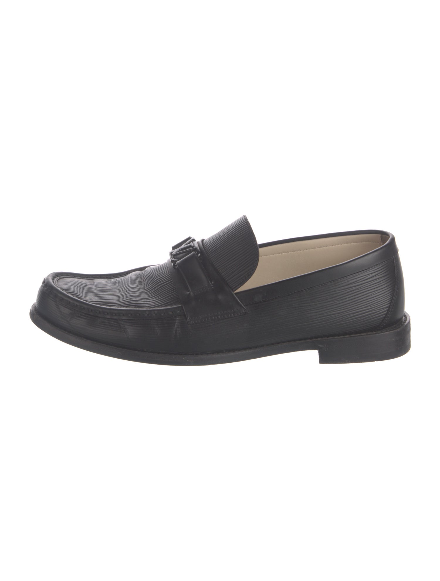 Louis Vuitton LV Monogram Leather Loafers