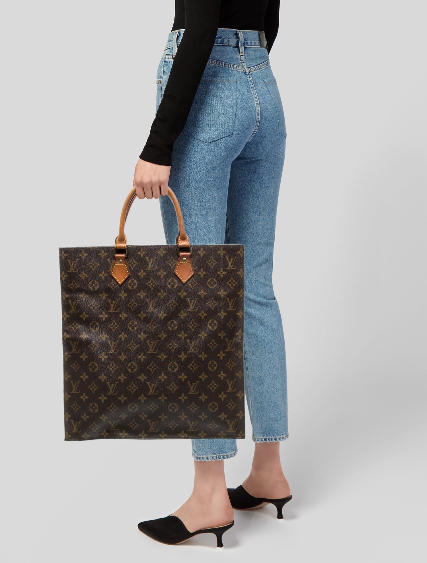 Louis Vuitton LV Monogram Sac Plat GM Vintage