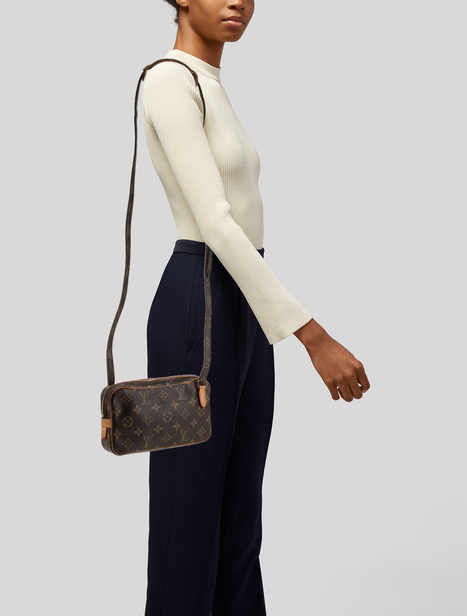 Louis Vuitton LV Monogram Pochette Marly Bandoulière