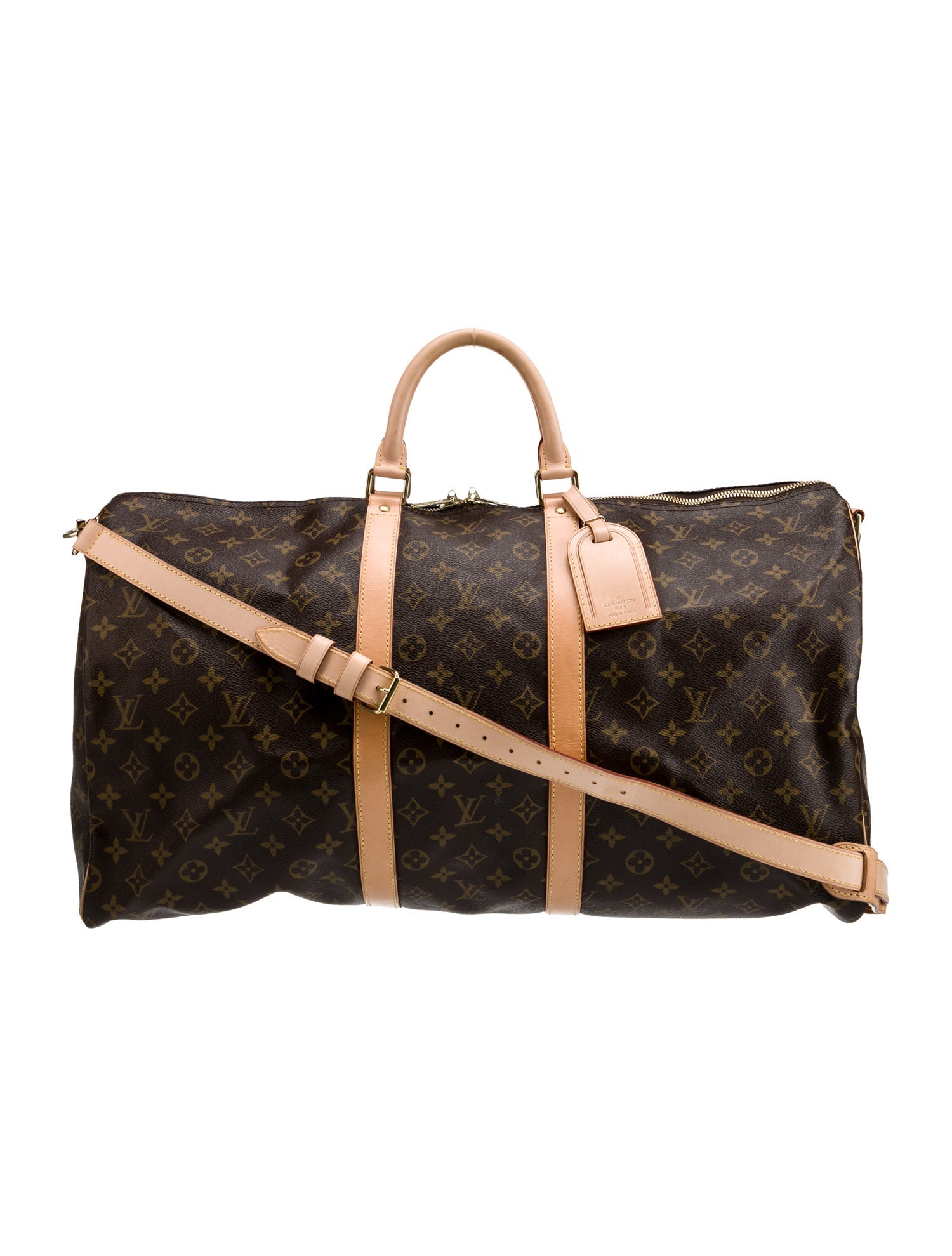 Louis Vuitton LV Monogram Keepall Bandouliere 55 Vintage