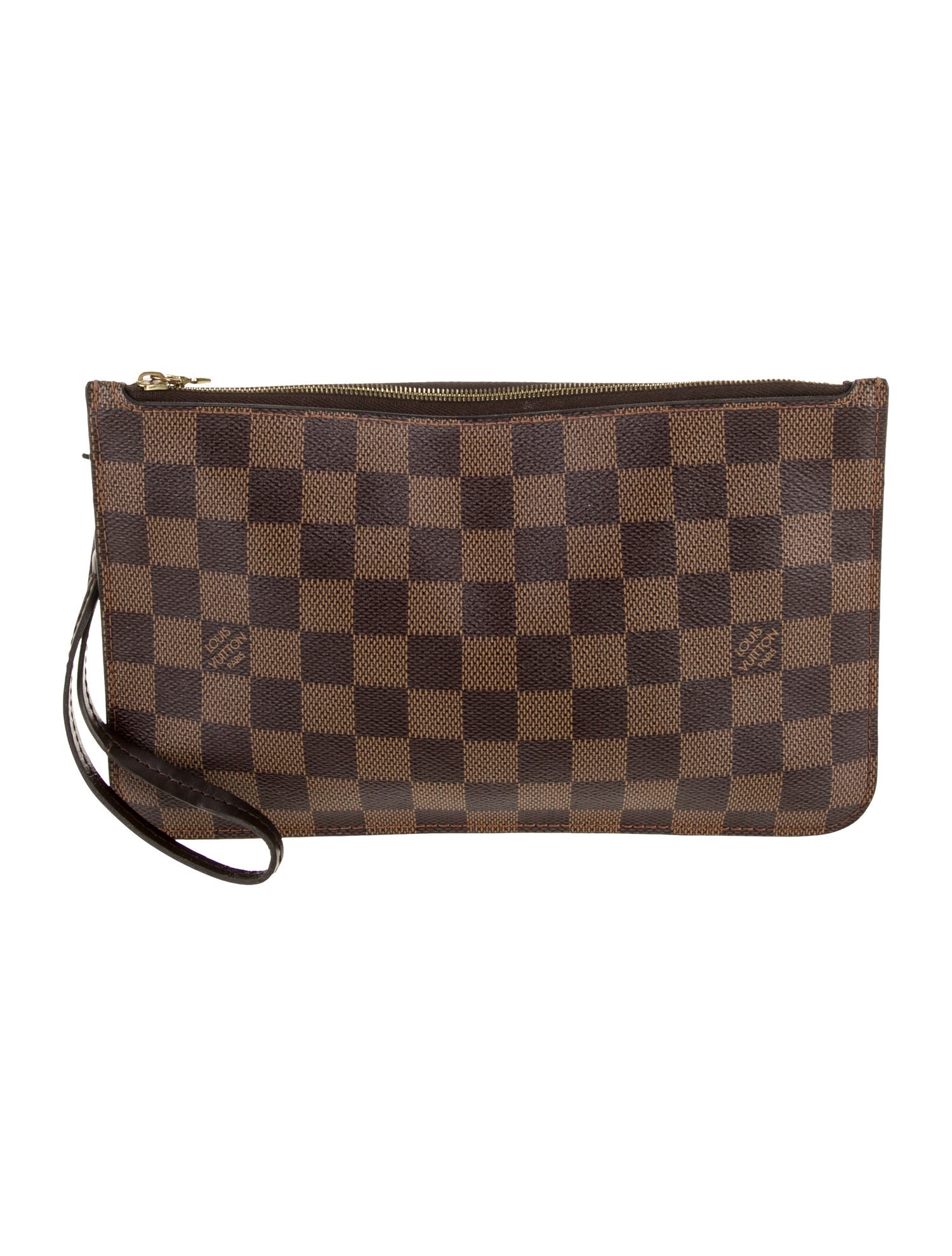 Louis Vuitton Damier Ebene Neverfull Pouch