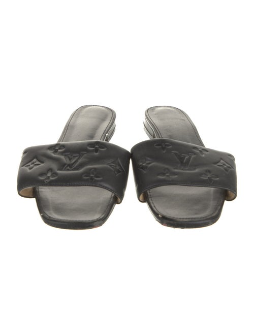 Louis Vuitton LV Monogram Leather Slides