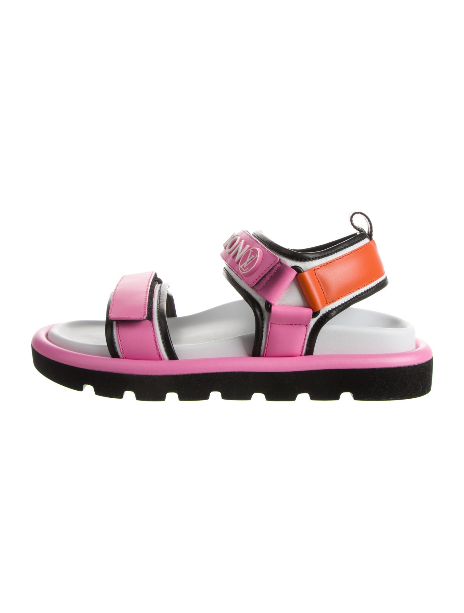 Louis Vuitton LV Monogram Leather Slingback Sandals