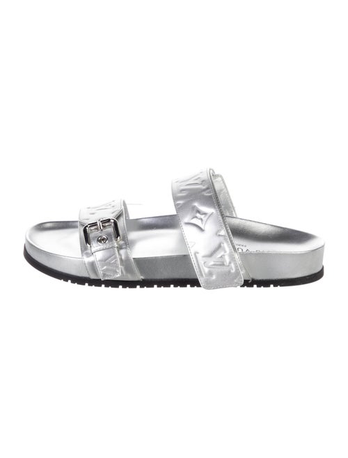 Louis Vuitton LV Monogram Leather Slides