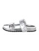 Louis Vuitton LV Monogram Leather Slides