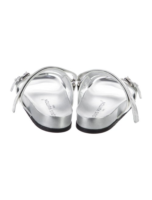 Louis Vuitton LV Monogram Leather Slides