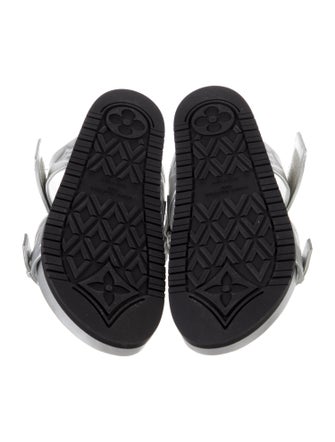 Louis Vuitton LV Monogram Leather Slides