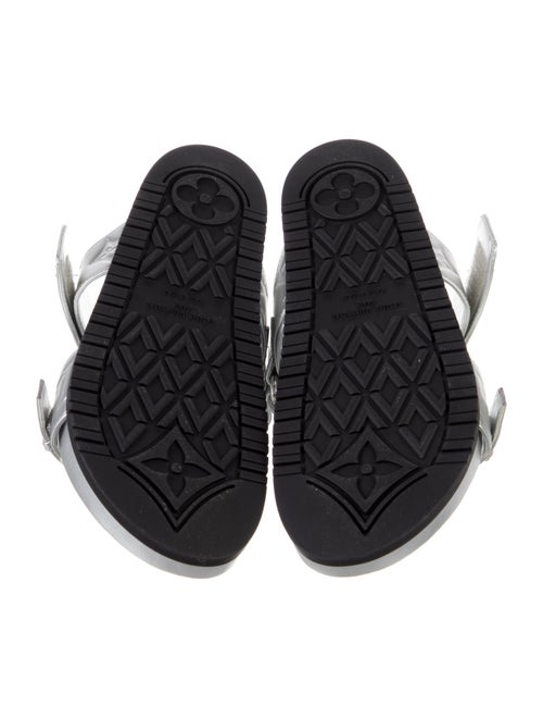 Louis Vuitton LV Monogram Leather Slides
