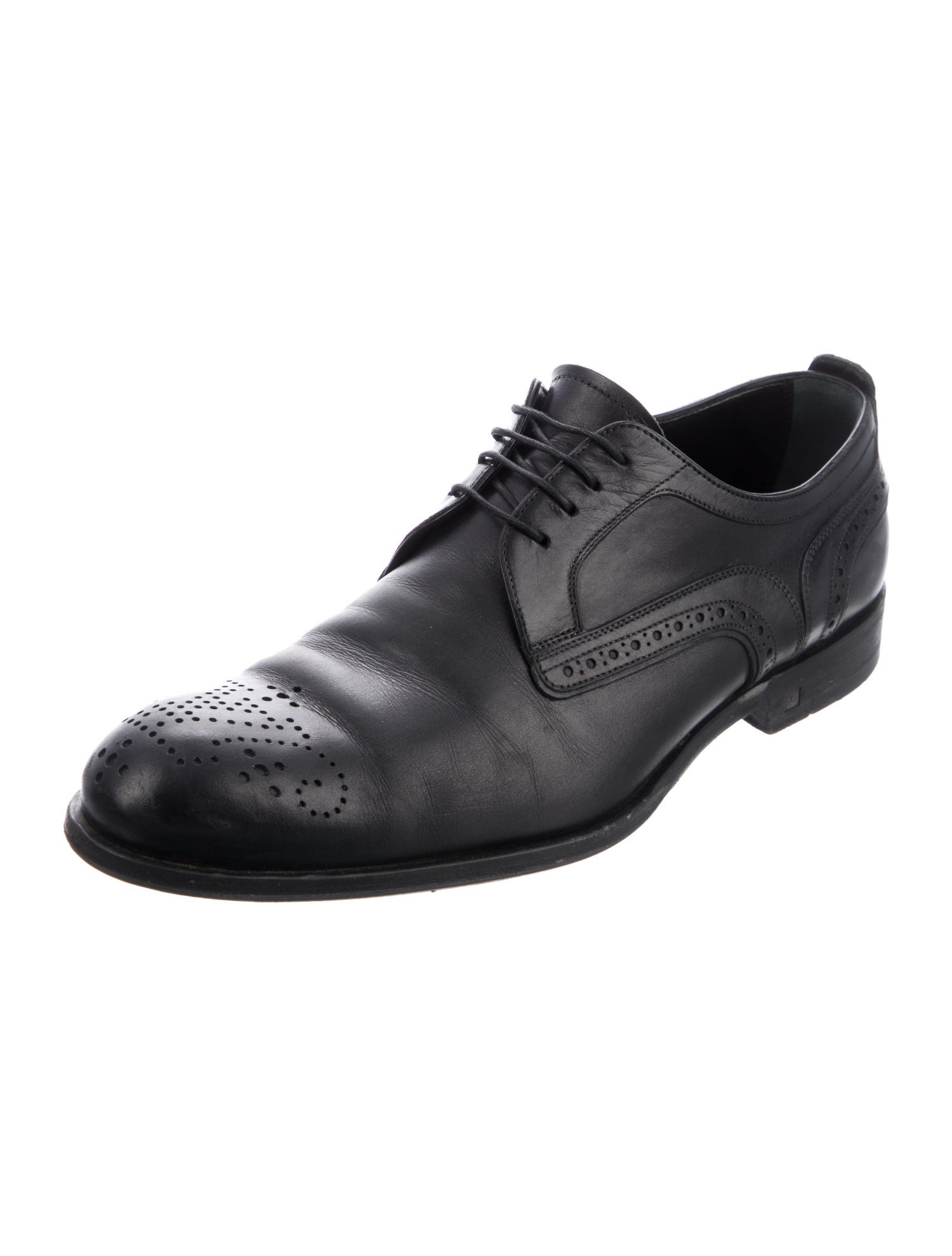 Louis Vuitton Leather Lasercut Accents Brogues