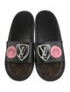 Louis Vuitton LV Monogram Leather Slides
