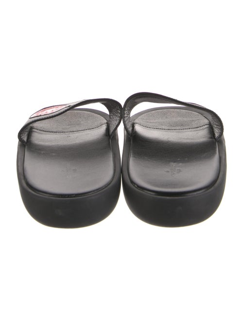 Louis Vuitton LV Monogram Leather Slides