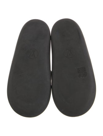 Louis Vuitton LV Monogram Leather Slides