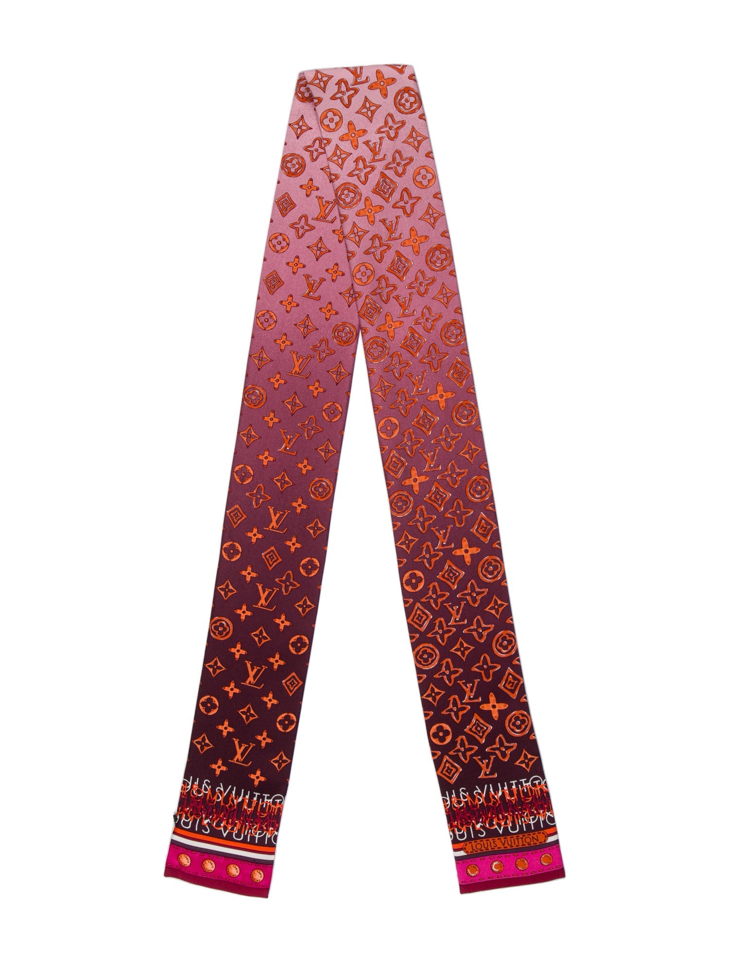 Louis Vuitton Monogram Map Silk Bandeau