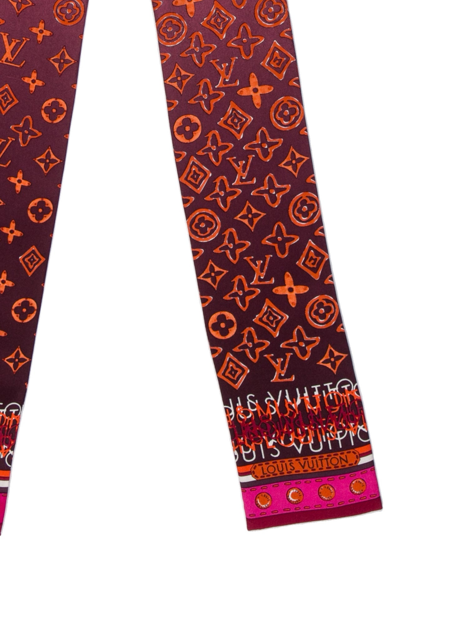 Louis Vuitton Monogram Map Silk Bandeau