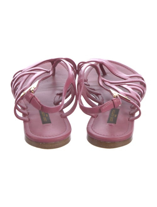 Louis Vuitton Leather Slingback Sandals