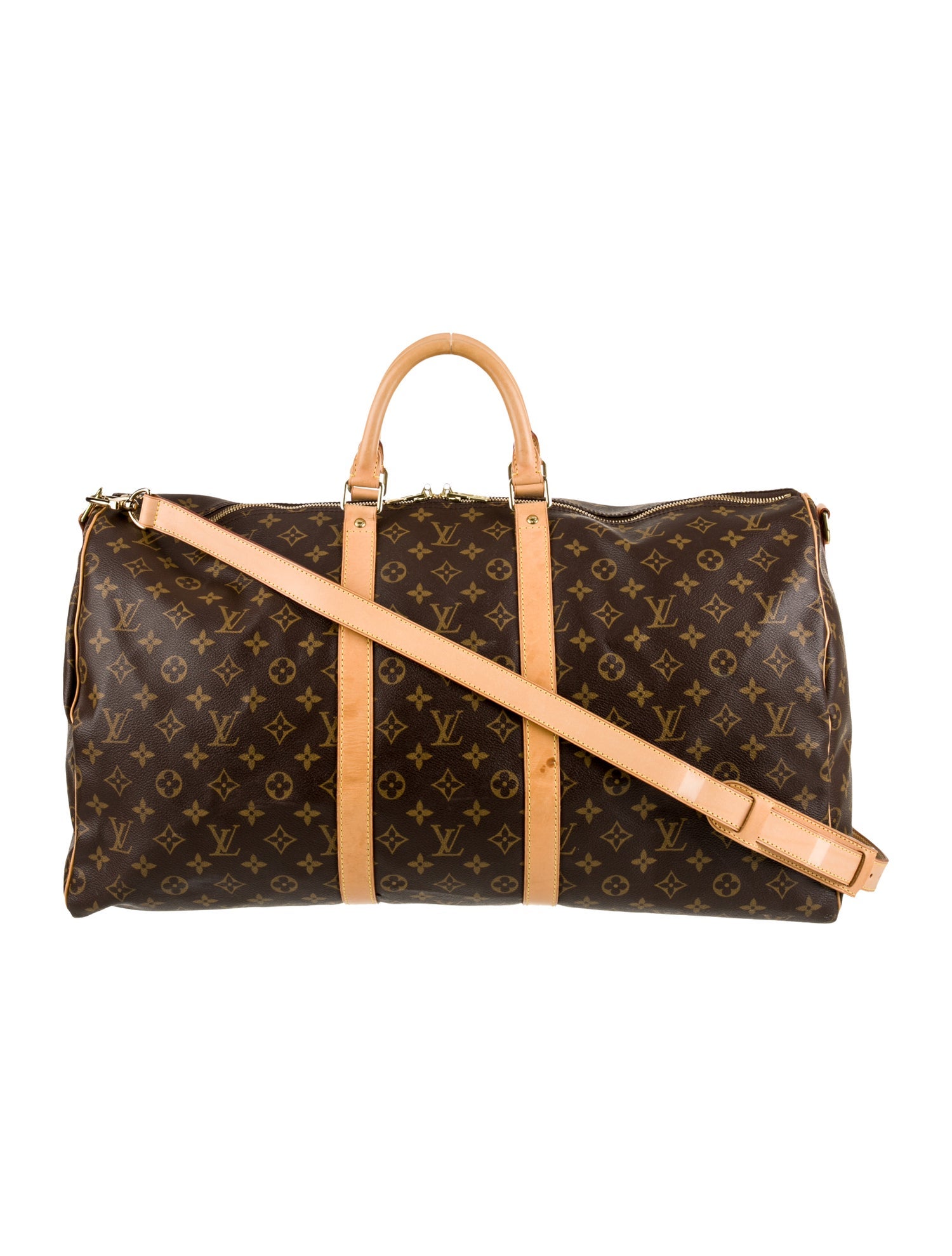 Louis Vuitton LV Monogram Keepall Bandouliere 55 Vintage