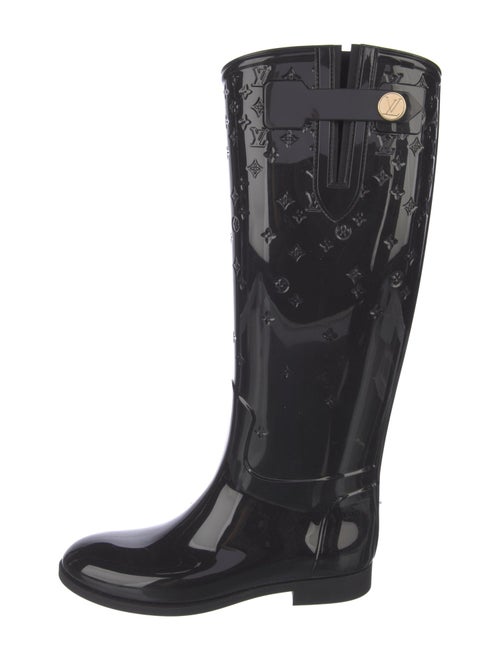 Louis Vuitton LV Monogram Rubber Rain Boots