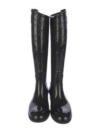 Louis Vuitton LV Monogram Rubber Rain Boots