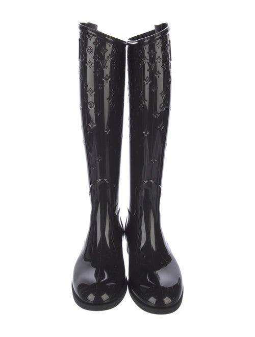 Louis Vuitton LV Monogram Rubber Rain Boots
