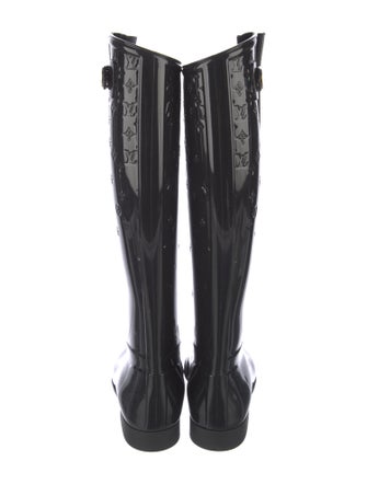 Louis Vuitton LV Monogram Rubber Rain Boots