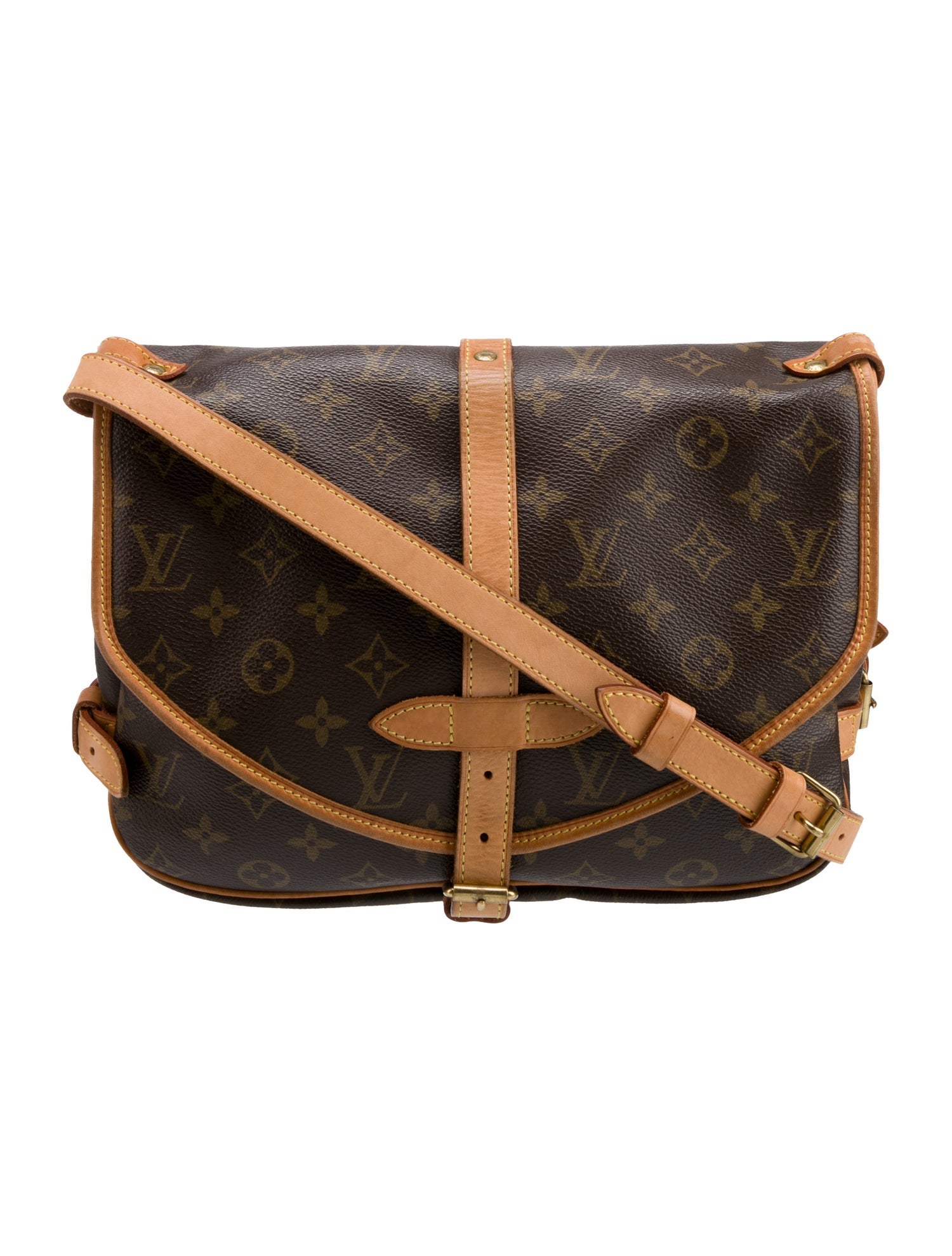 Louis Vuitton LV Monogram Saumur 30 Vintage